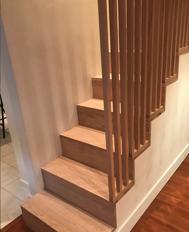 Stairway handrail and support